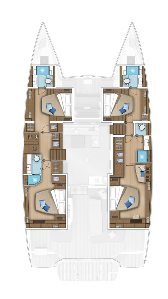 Alquiler Catamarán Lagoon con o sin  título de navegación