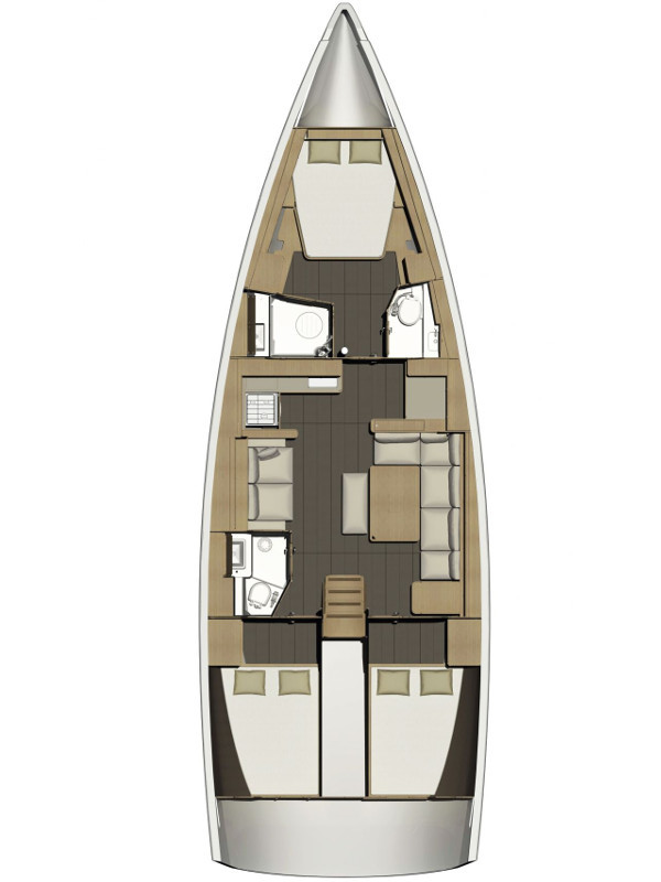 Alquiler de barcos Primošten barato de Dufour 460 Grand Large