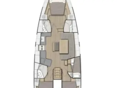 Alquiler de barcos Seget Donji barato de Oceanis 47 - 4 cab.