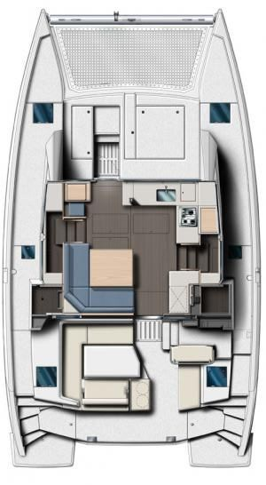 Leopard Catamarans / Robertson & Caine Leopard 40 de alquiler a Fethiye