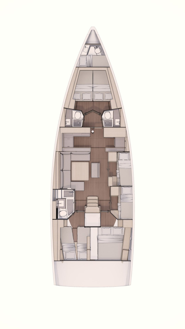 Alquiler de embarcaciones Dufour Dufour 530 enSeget Donji en Samboat
