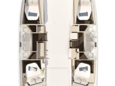 Alquiler de embarcaciones Fountaine Pajot Fountaine Pajot FP 44 Quatuor - 4 + 2 cab. enTrogir en Samboat