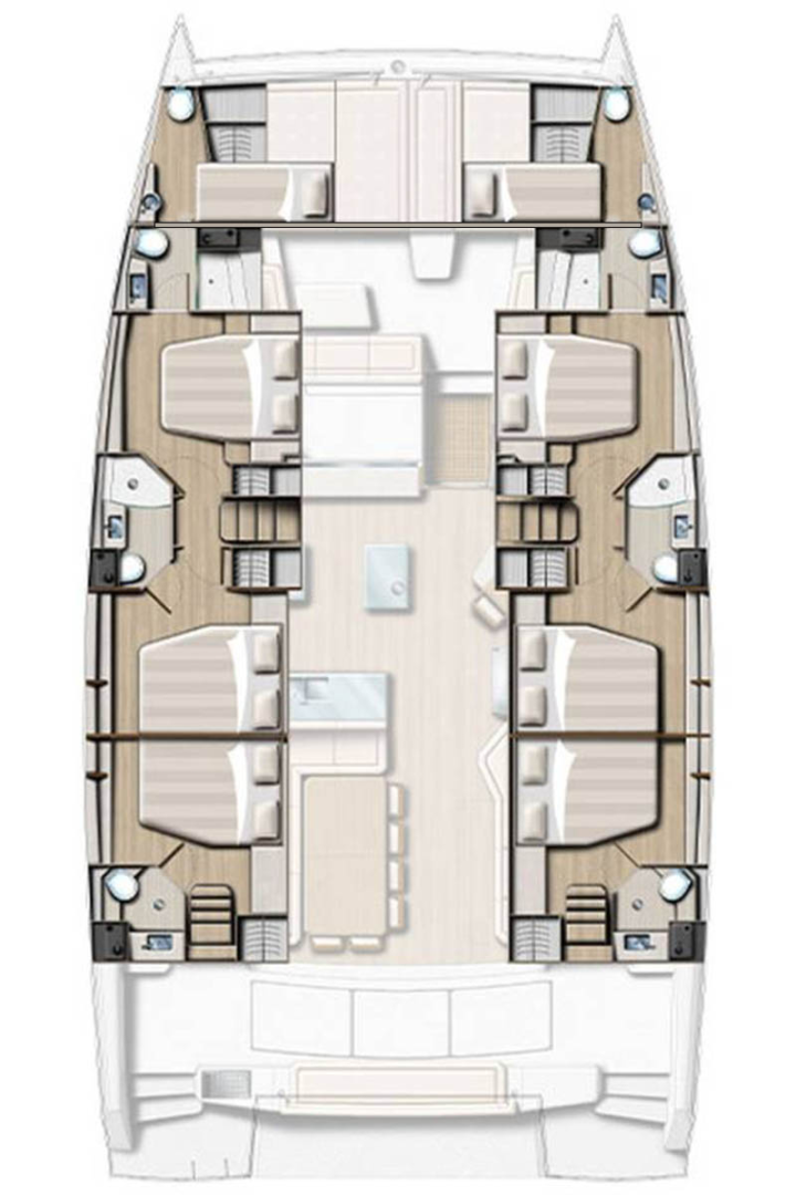 Alquiler Catamarán en Road Town - Bali Bali 5.4