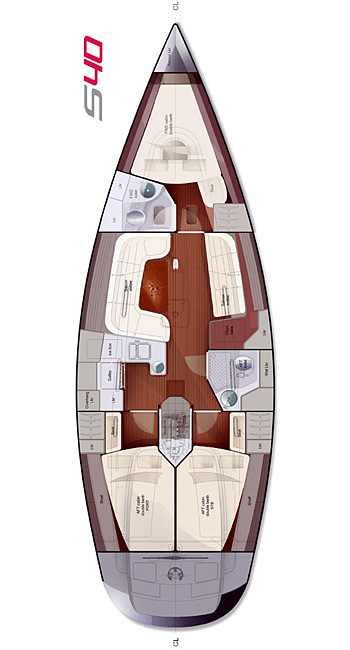 Alquiler Velero en Cos - Salona Salona 40