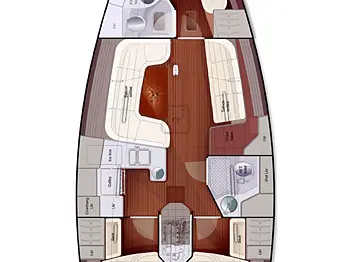 Alquiler Velero en Cos - Salona Salona 40