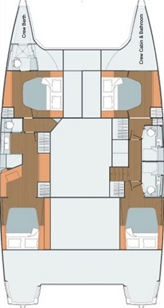 Alquiler de Catamarán, con o sin patrón Fountaine Pajot Ligia