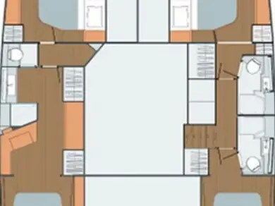 Alquiler de Catamarán, con o sin patrón Fountaine Pajot Ligia