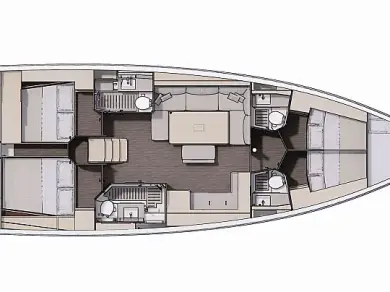 Alquiler de Velero, con o sin patrón Dufour Lefkáda
