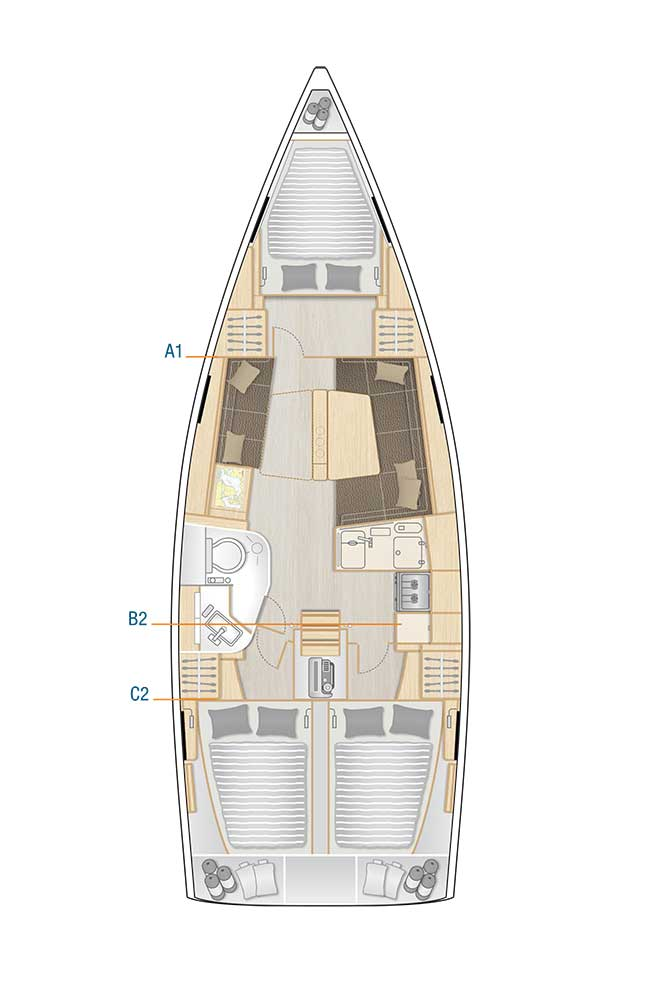 Alquiler de barcos Šibenik barato de Hanse 388