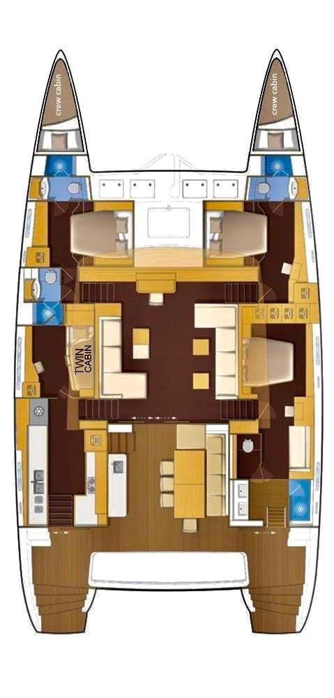 Alquiler de embarcaciones Lagoon Lagoon 620 enBodrum en Samboat