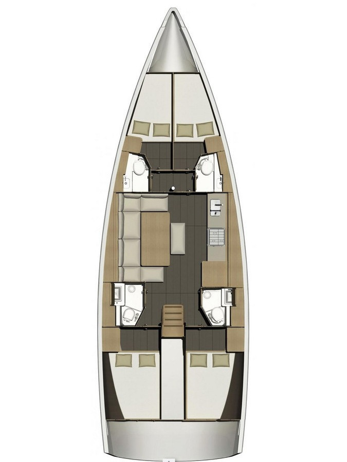 Dufour Dufour 460 Grand Large de alquiler a Seget Donji