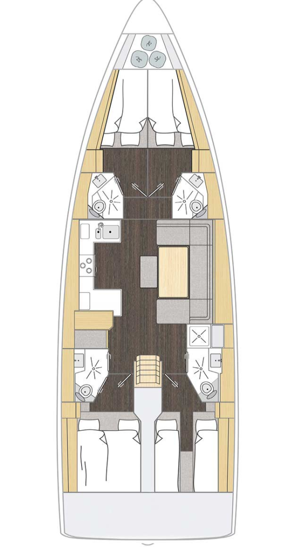 Alquiler de Bavaria Bavaria C46 en Pula