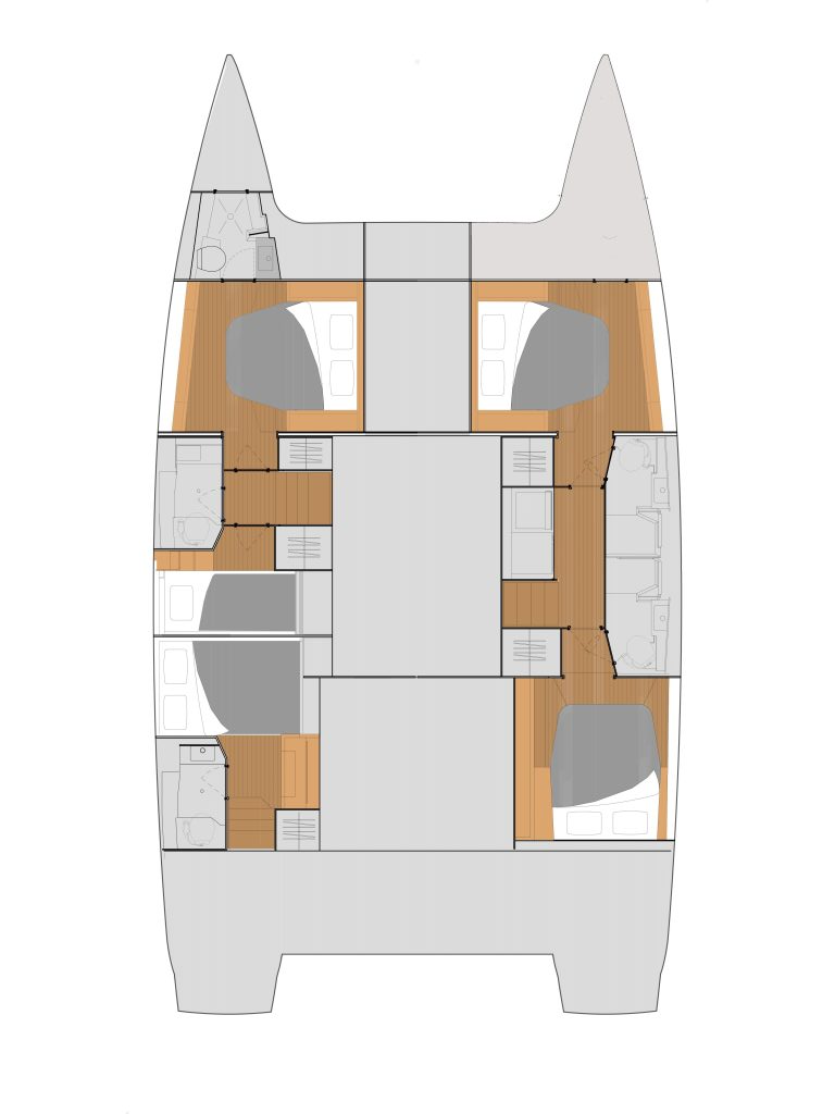 Alquiler Catamarán Fountaine Pajot con o sin  título de navegación