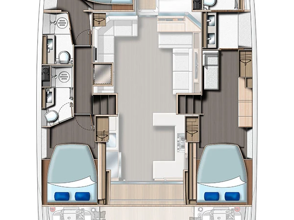 Alquiler de Leopard Catamarans / Robertson & Caine Leopard 53 - OW en Eden Island