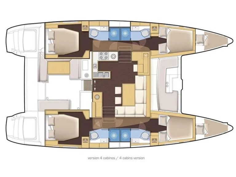 Alquiler de Lagoon Lagoon 450 en Ribishi
