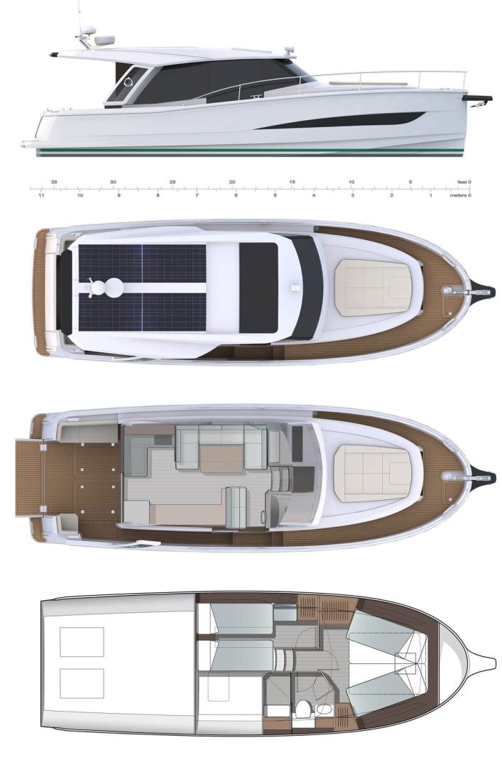 Alquiler de barcos Pirovac barato de Greenline 39