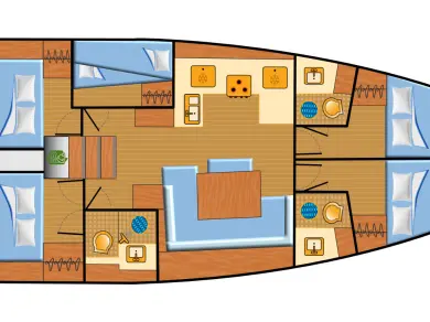 Jeanneau Sun Odyssey 490 de alquiler a Biograd na Moru