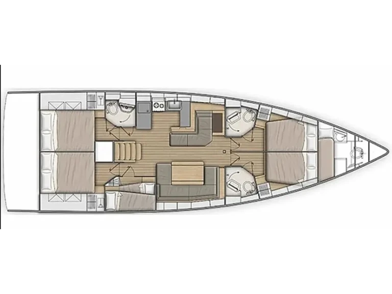 Alquiler Velero en Nikiána - Bénéteau Oceanis 51.1