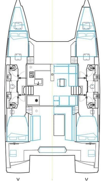 Alquiler Catamarán Nautitech con o sin  título de navegación