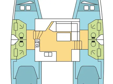 Alquiler de Catamarán, con o sin patrón Fountaine Pajot Lefkáda