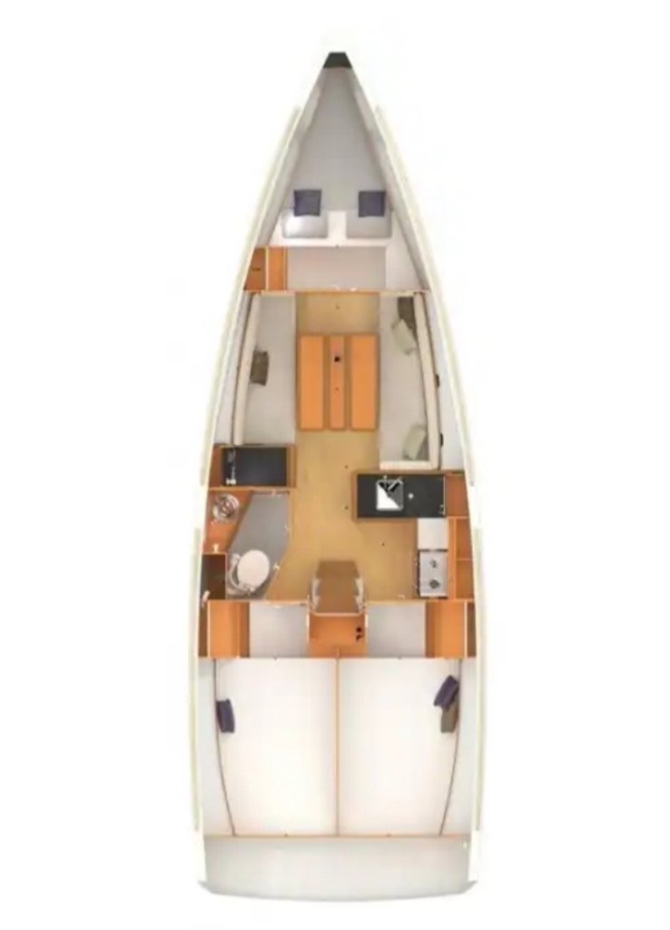 Alquiler de Jeanneau Sun Odyssey 349 en Punat