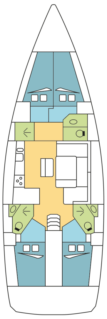 Alquiler de embarcaciones Bavaria Cruiser 46 enSeget Donji en Samboat