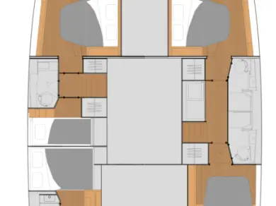 Alquiler Catamarán Fountaine Pajot con o sin  título de navegación