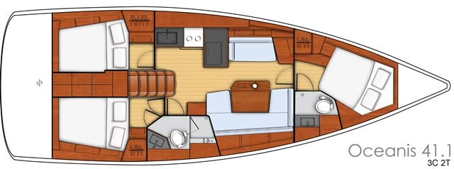 Alquiler de barcos Lefkáda barato de Oceanis 41.1