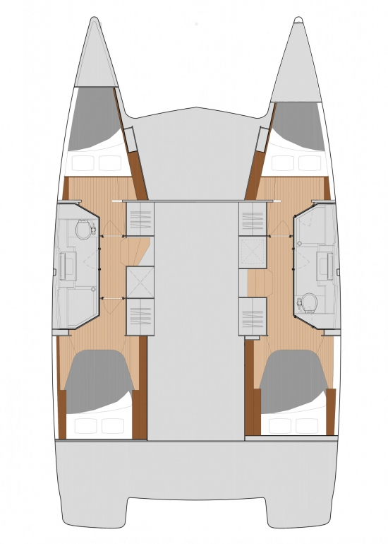Alquiler Catamarán Fountaine Pajot con o sin  título de navegación