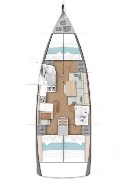 Alquiler de embarcaciones Jeanneau Sun Odyssey 440 enSeget Donji en Samboat