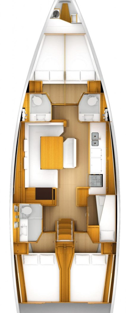 Alquiler Velero en Kaštela - Jeanneau Sun Odyssey 519