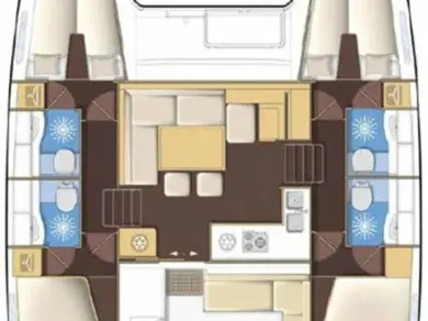 Alquiler Catamarán Lagoon con o sin  título de navegación
