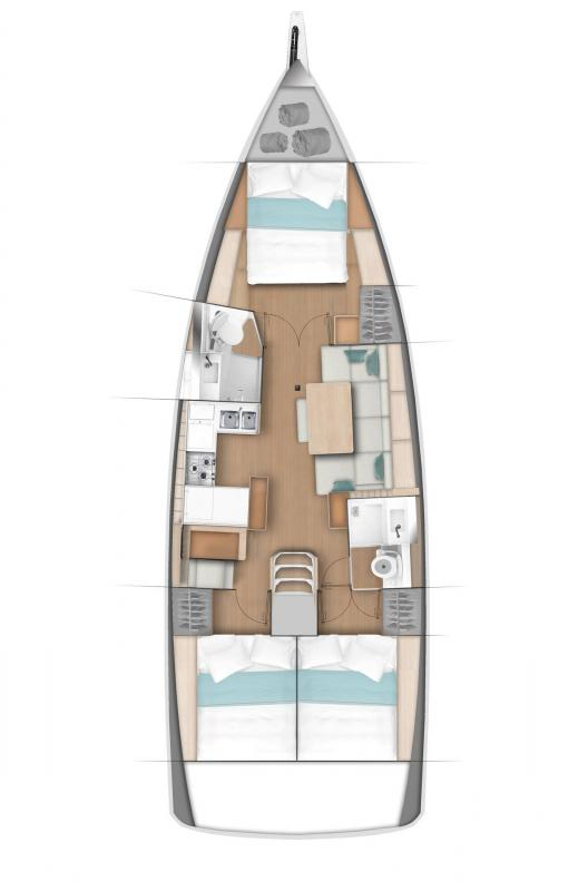 Alquiler de barcos Kaštela barato de Sun Odyssey 440