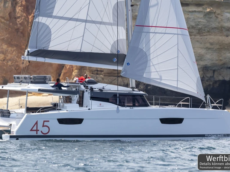 Alquiler Catamarán Fountaine Pajot con o sin  título de navegación