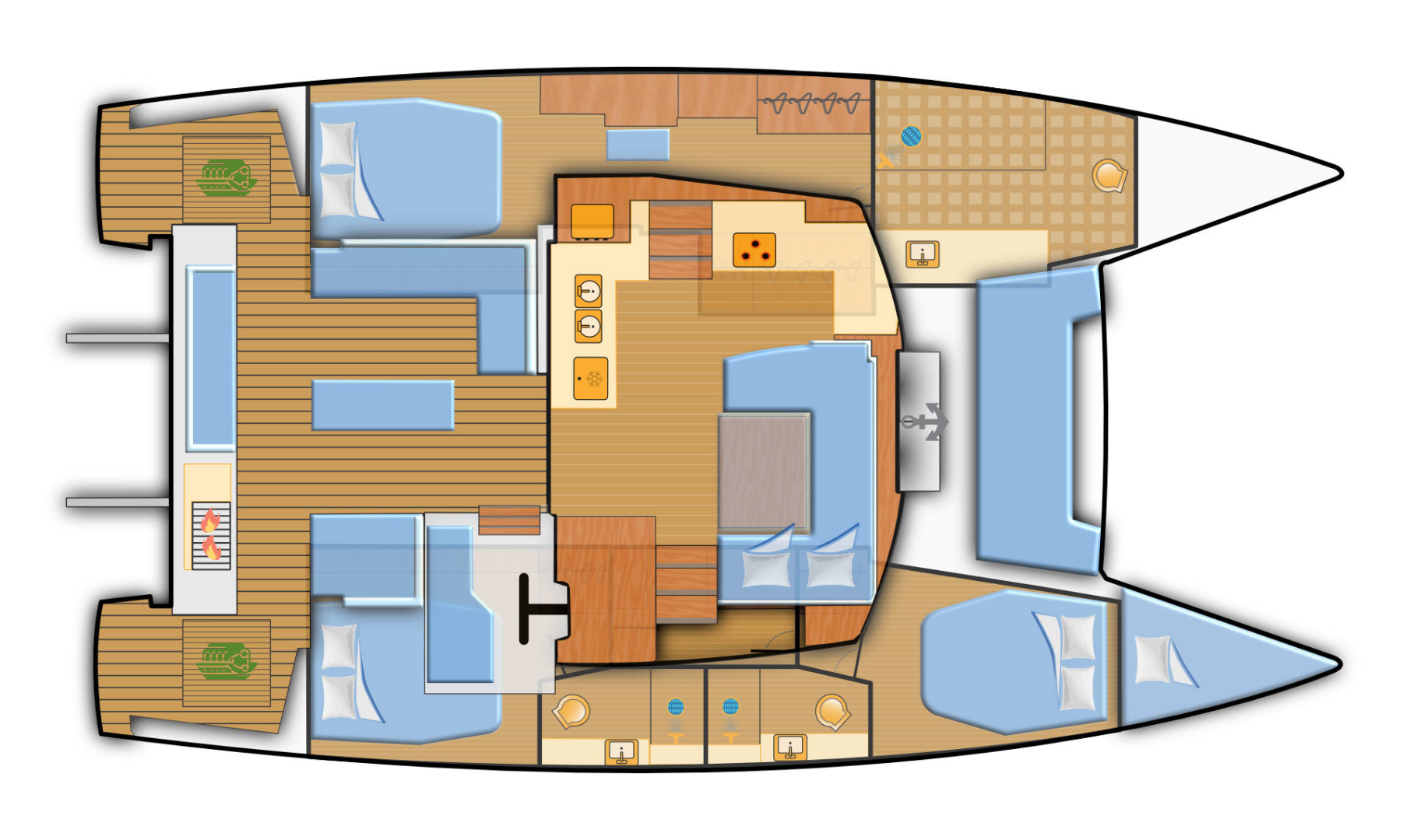 Fountaine Pajot Elba 45 de alquiler a Can Pastilla