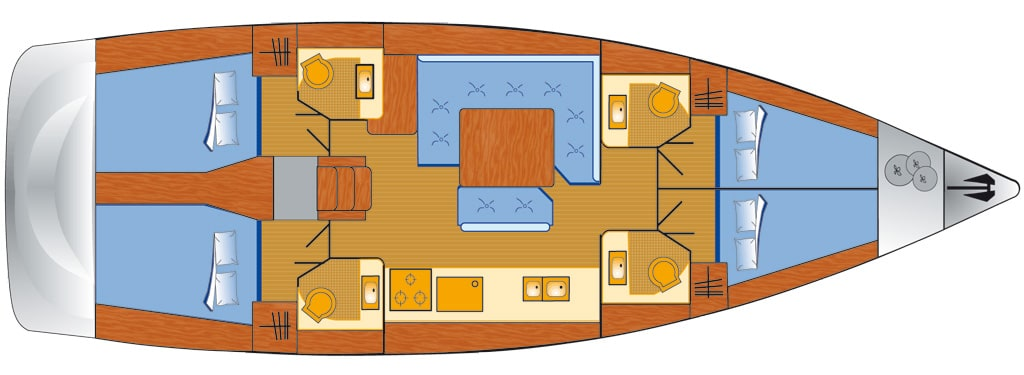 Alquiler Palma de Mallorca - Jeanneau Sun Odyssey 479 en SamBoat