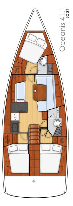 Alquiler Velero en Lefkáda - Bénéteau Oceanis 41.1