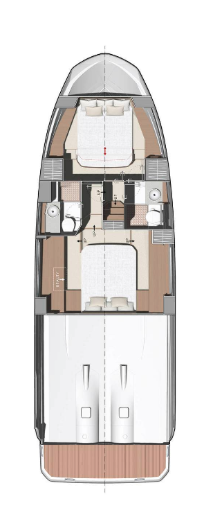 Alquiler de Jeanneau Prestige 420 Fly - 2 cab. en Pula