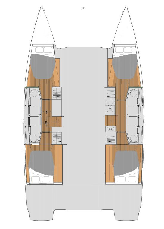 Alquiler Catamarán Fountaine Pajot con o sin  título de navegación