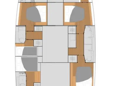 Alquiler Catamarán Fountaine Pajot con o sin  título de navegación