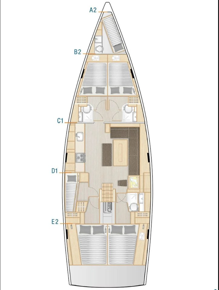 Alquiler Lefkáda - Hanse Hanse 508 en SamBoat