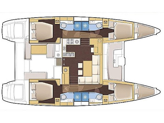 Alquiler de Lagoon Lagoon 450 F en Álimos