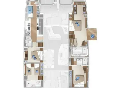 Alquiler de embarcaciones Lagoon Lagoon Seventy 7 enAjaccio en Samboat